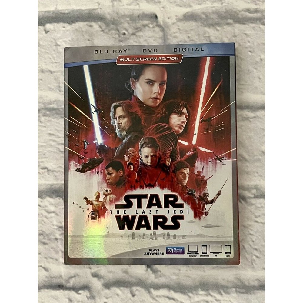 Star Wars: The Last Jedi Blu-Ray/DVD/Digital SEALED